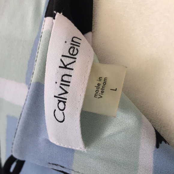 Worn Once! Calvin Klein Pleated Neck Top - Picture 8 of 11